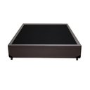 Ver imagem 3 de Base Box Casal Blindado Extremo Reforçado HomeQueen Sintético Marrom 40x138x188