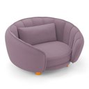 Ver imagem 7 de Mini Cama Poltrona Pet Lary Baby para Cachorro Veludo Rosé - Desk Design