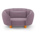 Ver imagem 5 de Mini Cama Poltrona Pet Lary Baby para Cachorro Veludo Rosé - Desk Design