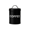 Ver imagem 1 de Pote Lata de Mantimentos Industrial Coffee - Linha Dom:preto