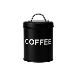 Pote Lata de Mantimentos Industrial Coffee - Linha Dom:preto - 1