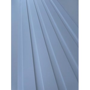 Painel Ripado Versátil: 01 unid. 270x27cm larg. Talatto Painéis Branco TX