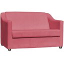 Ver imagem 3 de Kit Namoradeira Decorativa + 2 Poltronas para Sala Manicure Recepção Consultório Mila Suede