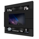 Ver imagem 2 de Painel Suspenso Tv 75 Polegadas Preto Milão Luapa