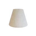 Ver imagem 2 de Arandela Retro Cone Vivare Md-2001 Cúpula em Tecido 25-26x13cm - Bivolt Linho Bege 127-220v