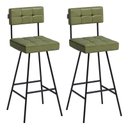 Ver imagem 1 de Kit 2 Banquetas Madri Alta 93cm Verde - Salaone