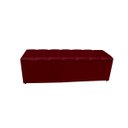 Ver imagem 3 de Kit Cabeceira e Recamier Baú para Cama Box Casal Queen:marsala