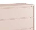 Ver imagem 4 de Cômoda Gaveteiro Classic New Rosa Fosco com Natural - MoveisAqui