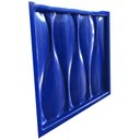 Ver imagem 2 de Forma 3D Gesso e Cimento ABS 1mm - Ondas 28x28 cm
