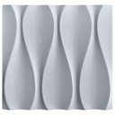Ver imagem 5 de Forma 3D Gesso e Cimento ABS 1mm - Ondas 28x28 cm