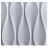 Forma 3D Gesso e Cimento ABS 1mm - Ondas 28x28 cm - 5