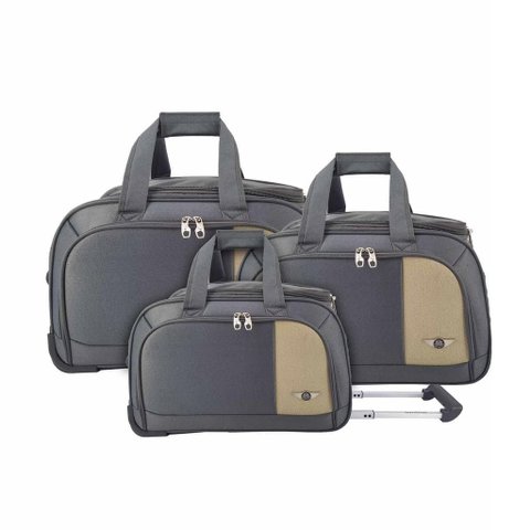 Kit Conjunto Mala Sacola Viagem Santino Panay Nds502 G M P