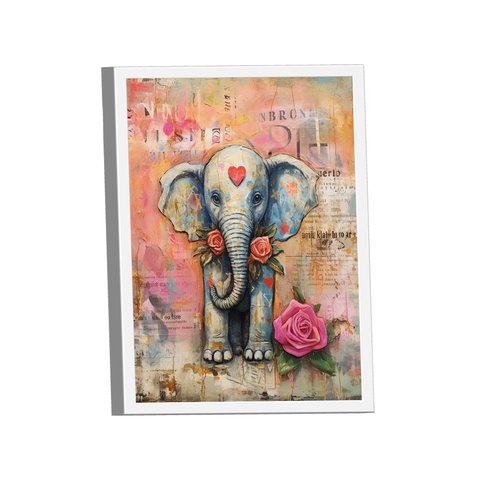 Quadro Elephant Love -- BR ARTES