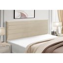 Ver imagem 1 de Cabeceira Estofados Casal Quarto 1,44cm Talita Suede Bege Madelina Decor