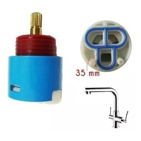 Reparo Cartucho Monocomando Monomix Lorenzetti L60 T-222 Aca Fosco, Azul