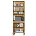 Ver imagem 3 de Paneleiro Duplo Intenza com 4 Portas Freijo/off White