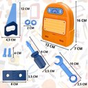 Ver imagem 3 de Mini Kit Maleta de Ferramentas Brinquedo Infantil 10 Peças