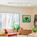 Ver imagem 3 de Kit 2 Trilho Eletrificado 2 Spot Led Mr16 Gu10 Direcionável Cor:branco