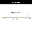 Ver mais imagens de Kit 2 Trilho Eletrificado 2 Spot Led Mr16 Gu10 Direcionável Cor:branco