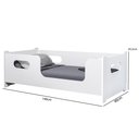 Ver imagem 5 de Cama Montessoriana Solteiro Encanto com Grade de Proteção Criança Moderna com Colchão Cor Branco