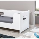 Ver imagem 4 de Cama Montessoriana Solteiro Encanto com Grade de Proteção Criança Moderna com Colchão Cor Branco