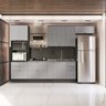 Cozinha Completa Nox 350cm 06 peças CJ43014-153 Kappesberg - Kappesberg Onix/Steel - 1
