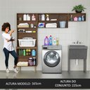 Ver imagem 6 de Kit Área de Serviço Lavanderia 235cm Rustic Gourmet Madesa