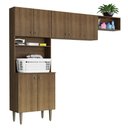 Ver imagem 3 de Kit Área de Serviço Lavanderia 235cm Rustic Gourmet Madesa