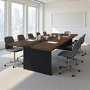 Ver imagem 1 de Mesa de Reunião Executiva Premium 3,60m 8 Pessoas Freijó