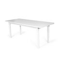 Ver imagem 1 de Mesa de Jantar Retangular 8 Lugares de Madeira 200x80cm Itália Branca