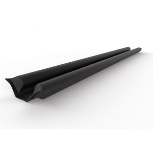 Veda Porta Rolinho 90cm Ajustável em Couro Sintético e Espuma Comfort Door Preto