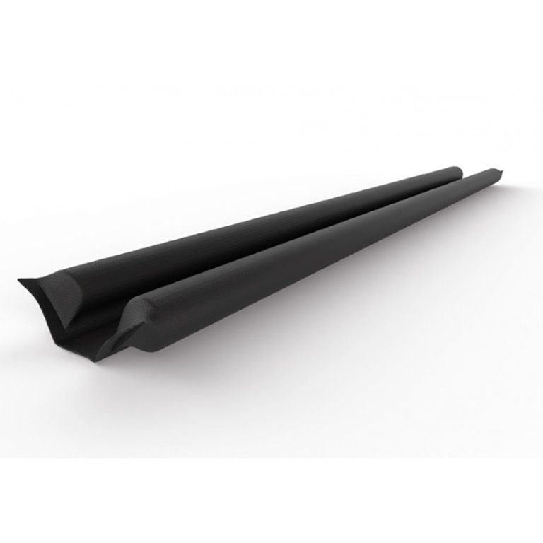 Veda Porta Rolinho 90cm Ajustável em Couro Sintético e Espuma Comfort Door Preto