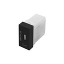 Ver imagem 1 de Módulo Tomada USB Fame Habitat Black 15W Preto