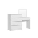 Ver imagem 1 de Cômoda Penteadeira Duo 4 Gavetas Albatroz