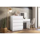 Ver imagem 2 de Cômoda Penteadeira Duo 4 Gavetas Albatroz