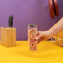 Ver imagem 6 de Pote de Vidro 550ml com Tampa Inox Hermético Redondo - Tud