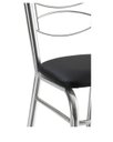 Ver imagem 2 de Conjunto 4 Cadeiras Cromadas com Reforço Tubo Grosso Suporte 150 Kgs Cozinha,restaurante,sala de Jan