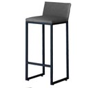Ver imagem 1 de Banqueta Alta Luxo Dani com Encosto - Base Metal Preto:cinza