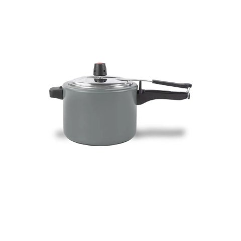 Panela de Pressão 20cm 4,5l Cor Cinza Linha Ceramic Life Vapt Brinox