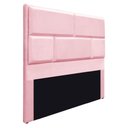 Ver imagem 1 de Cabeceira Queen Brick P02 160 cm P/Cama Box Rosa Bebê