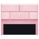 Ver imagem 5 de Cabeceira Queen Brick P02 160 cm P/Cama Box Rosa Bebê