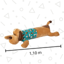 Ver imagem 3 de Travesseiro de Corpo 1,10m Xuxão Dog Pelucia Fofo P Abraçar Assitir Filme Dormir