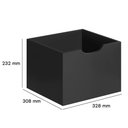 Ver imagem 3 de Kit 3 Gavetas para Nicho Organizador Q01 Preto Fosco - Mpozenato