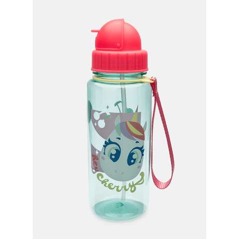 Garrafa Puket Tritan Uni Cherry:vermelho/un