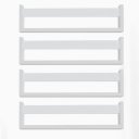 Ver imagem 1 de Kit 4 Prateleiras Revisteiro para Livros 50x12x11,5cm