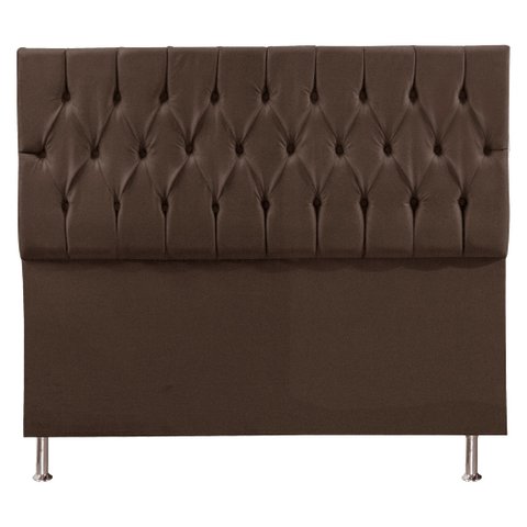 Cabeceira King 1,95m Madrid Suede - Pallazio - Marrom