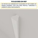 Ver imagem 7 de Cômoda Infantil 1 Porta 4 Gavetas 104cm Harmonia Yescasa Branco/Neve