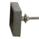 Ver imagem 4 de Puxador Decorativo Móveis Gaveta Cômoda Quadrado Concreto Claro