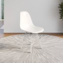 Ver imagem 2 de Conjunto 2 Cadeiras Eames Design Moderno Tubo de Ferro Branco Assento Branco