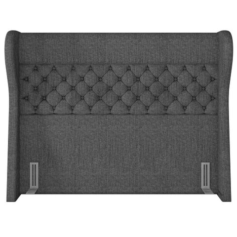 Cabeceira Casal 140cm Trinidad P02 Linho Cinza - Mpozenato